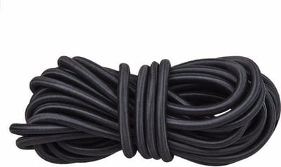 ProPlus Aanhangernet span elastiek - 10 meter - aanhanger net koord - zwart - 7,5 mm