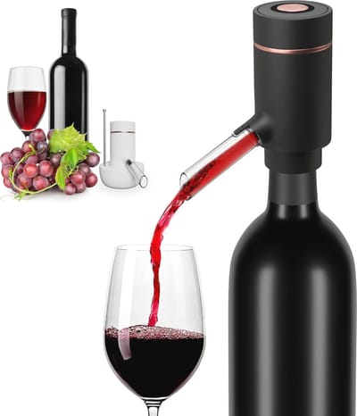 Wijnbeluchter en wijndispenser | Wijnkaraf met schenker | 750 ml compatibel | Wijnaccessoireset