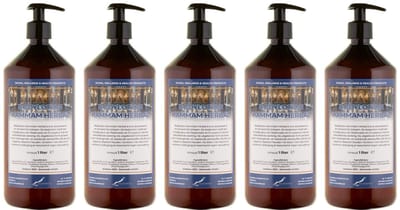 Bodylotion Hammam Herbal 1 Liter - met gratis pomp - set van 5 stuks - Voordeelverpakking