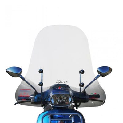 Pare brise Faco pour scooter Piaggio 50 Vespa Sprint 2T 2014 à 2017 23296 Neuf