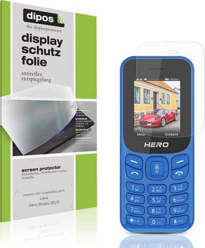 dipos – 4x Matte Beschermfolie geschikt voor Lava Hero Shakti 2025 | Krasbestendige & antireflecterende Screenprotector Ultra-Thin