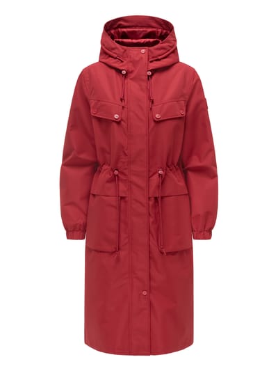 Navahoo dames parka tussenjas Kirschwind met capuchon