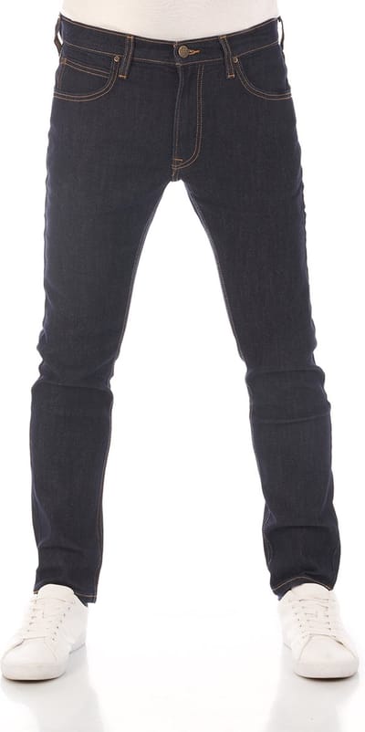 Lee Heren Jeans Broeken Luke Slim Tapered tapered Fit Blauw Volwassenen Denim Jeansbroek
