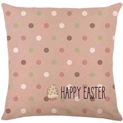ECARLA Paas Kussenhoes 45x45cm Happy Ester Sierkussen