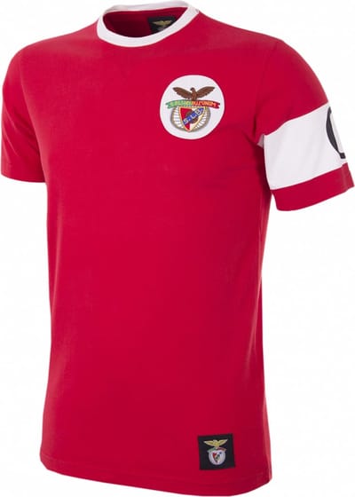 COPA - SL Benfica Retro Captain T-Shirt - Heren - Rood - L