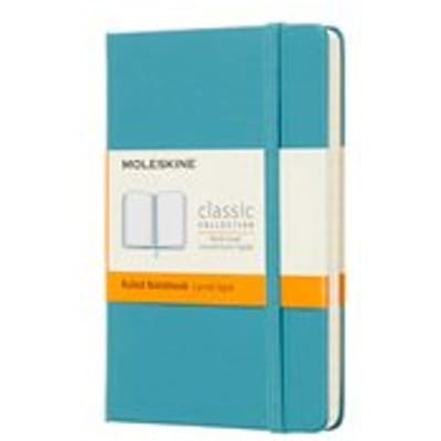 Moleskine Classic Notitieboek - Pocket - Hardcover - Gelinieerd - Rif Blauw