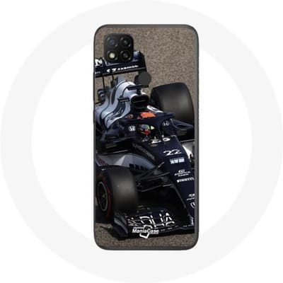 Xiaomi Redmi 9C hoesje Formule 1 Yuki Tsunoda F1 Racing Driver Blauw blauw