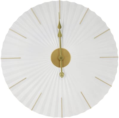 Art for the Home Klok Luxe wit en goud Hangende Klok Origami 60cm