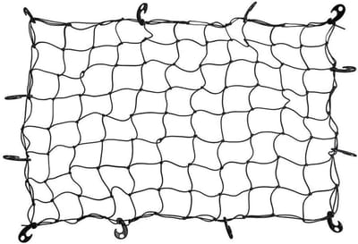 Allecto - Bagagenet - Bungee-net - Stevig en uitbreidbaar - 90 x 120 cm - Ideaal voor trunk en luggage rack - Perfect voor kleine en grote ladingen