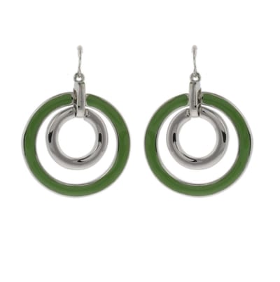 Behave - Oorbellen - Retro Rond Design - Natuurlijke Look - 4.5 cm