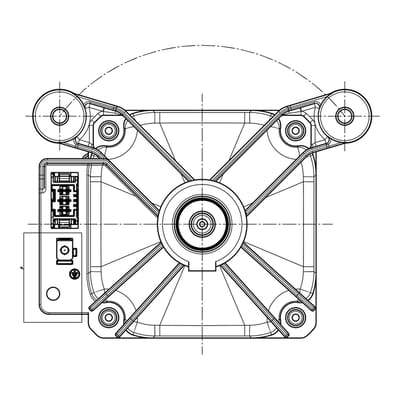 AEG motor, magneet, 240V,50Hz,Ø21,5mm 140151949017