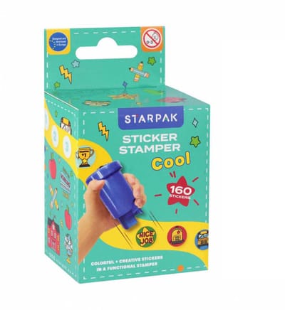 Lobbes sticker stempel speelgoed met 160 stickers - creatief knutselen.