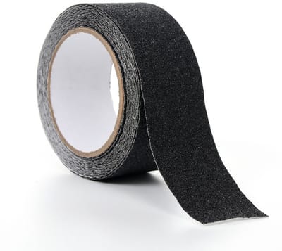 Anti Sliptape - Klustape - PVC - Antislip Trap Strip - Zelfklevende Tape - Waarschuwingsband - Waterproof - Super Plakkerig - Anti-slip - Antislip Lijm - Stickers - Waterbestendig - Voor Trap, Vloer, Drempel - Voor Binnen en Buiten - 5cm*5m - Zwart