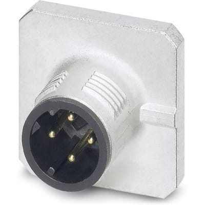 Phoenix Contact 1456394 Sensor/actuator inbouwconnector M12 Aantal polen (sensoren): 4 Stekker, inbouw 10 stuk(s) Piece