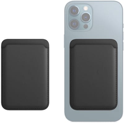 Magnetische Kaarthouder Geschikt Voor iPhone Magsafe - Magnetische Wallet Card Holder - Pasjeshouder - voor iPhone 12 / 13 / 14 / 15 / 16 / 17 / PRO / PRO MAX - zwart