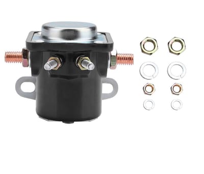 Allecto - Solenoid Relais - 12 V DC - Starter Relay Switch - Heavy Duty - Auto en Truck - 4 Terminal - Voor Auto's en Trucks