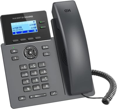 IP Telefoon - VoIP Telefoon Zakelijk Telefoon - Kantoor Communicatie - Noise Shield Technologie - 2 lijnen - Zwart