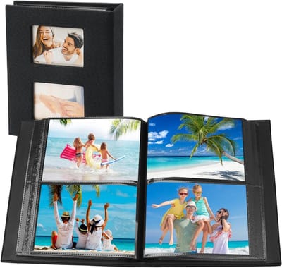 Linnen Fotoalbum 10 x 15 cm voor 200 Foto's - Perfect voor Bruiloften, Familieherinneringen en Speciale Momenten