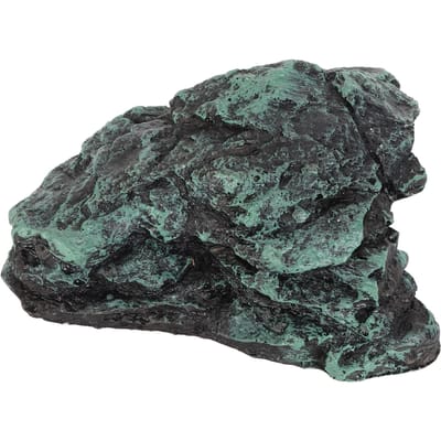 Rocher pour reptile Cachette Grotte Simulation Réaliste Sûr Confortable Rocher en résine Cachette pour terrarium gray