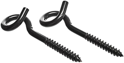 Verbindingsvezel-zwenkhaak 130 mm - Zwart Gelakt (Verpakking van 2)