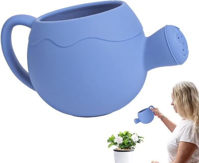 Gieter voor planten - Sproeipot Zandemmer - Tuinieren en Spelen - Zelfnivellerend - 11.1 x 12.1 x 11.1 cm - Blauw