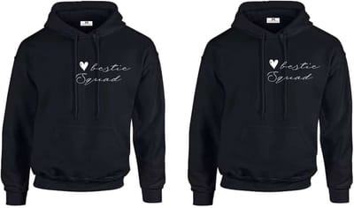 Hoodie set vriendinnen-Besties squad-Cadeau voor je beste vriendin-Maat S