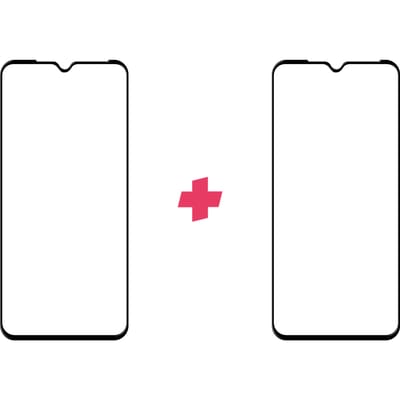 DuoPack: Xiaomi Mi 9 Lite screenprotector gehard glas Edge to Edge