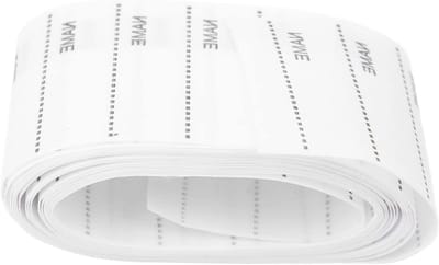 Opstrijkbare Kledinglabels - Textiel Naamstickers - Kleding Identificatie - Beschrijfbaar Oppervlak - 55 Cm Breed - Wit