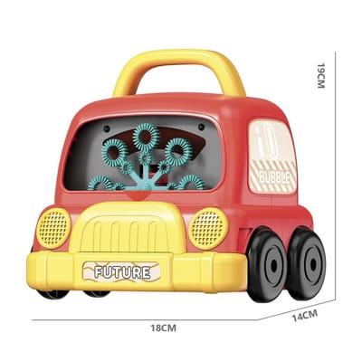 Cliste Bellenblaasmachine Auto met Muziek en Licht - Waterspeelgoed - Bellenblaas - Bubble Auto - Bellenblazer - inclusief bellenblaassop