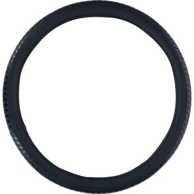 All Ride Stuurhoes Auto 38CM - Geschikt voor Stuurwielen 37-39CM - Comfortabele Grip - Anti-Slip - Auto Decoratie - Kunstleer - Zwart