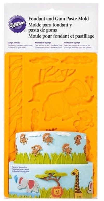 Wilton Fondant & Gum Paste Mould Jungledieren