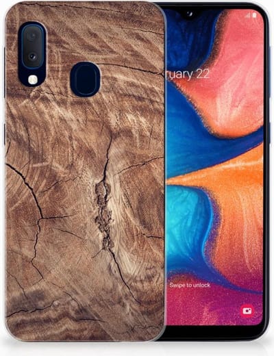 TPU Hoesje voor Samsung Galaxy A20e Bumper Hoesje Tree Trunk