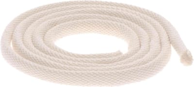 NKlaus Katoenen lont 6,5 mm Ø - 10 m ronde lont voor olielampen, tuinfakkel, bamboefakkel, absorberend en gevlochten 16526