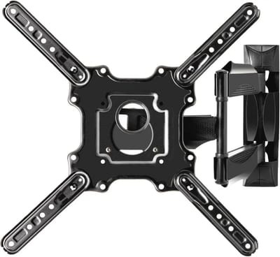 Zwenkbare TV Wandbeugel voor 26-60 Inch TV's, Uitschuifbaar, Zwart