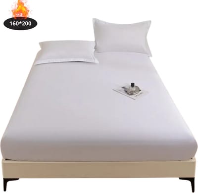Nivard Waterdicht Hoeslaken - Beddengoed - Fitted Sheet - Bed - Wit 160x200