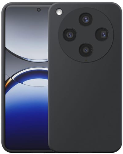 Geschikt voor Oppo Find X8 Pro Telefoonhoesje Zwart Flexibel Siliconen TPU hoesje - Flexible Back Cover Case Siliconen TPU - Zwart - Smartphonica geschikt voor Oppo Find X8 Pro