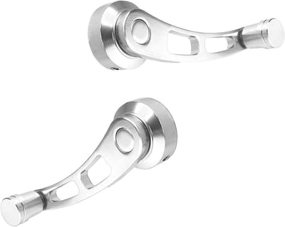 Raamgreep Set - Krukken Set - Klassieke Auto - Eenvoudige Bediening - 2 Stuks - Zilver