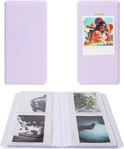 Fotoalbum voor Instax Wide 210/300/400 Camera - 64 Pocket Album voor Polaroid Foto's, Ideaal voor Fotoopslag en Herinneringen