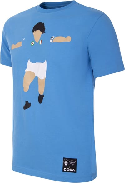 COPA - Maradona Napoli Graphic T-Shirt - Heren - Blauw - XXL