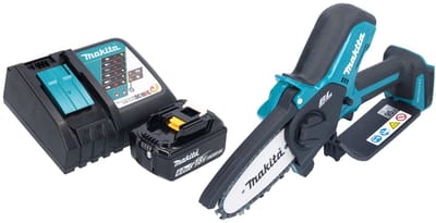 Makita DUC 101 RG01 accu takzaag 18 V 10 cm borstelloos + 1x accu 6,0 Ah + oplader