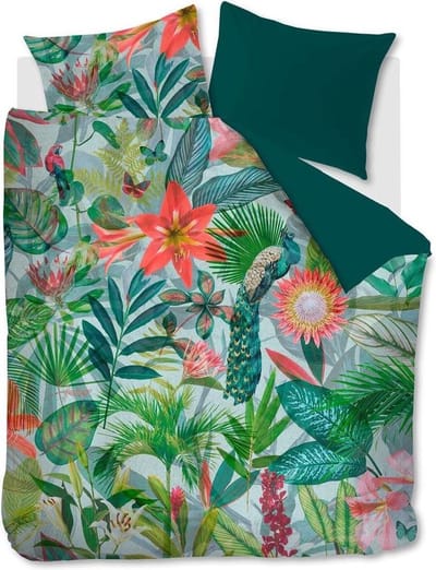 Beddinghouse Manoa Dekbedovertrek -  Lits-jumeaux - 240x200/220cm - Groen
