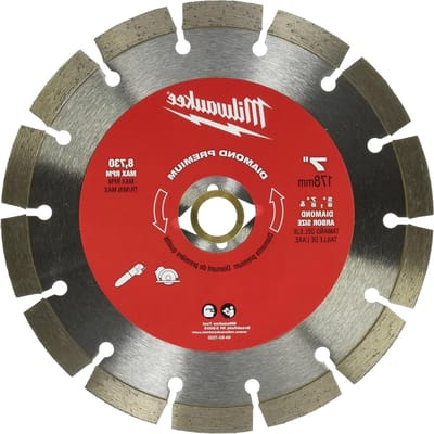 Diamantblad - Zaagblad - Materiaal Zagen - Gesegmenteerd Ontwerp - 7 Inch - Grijs