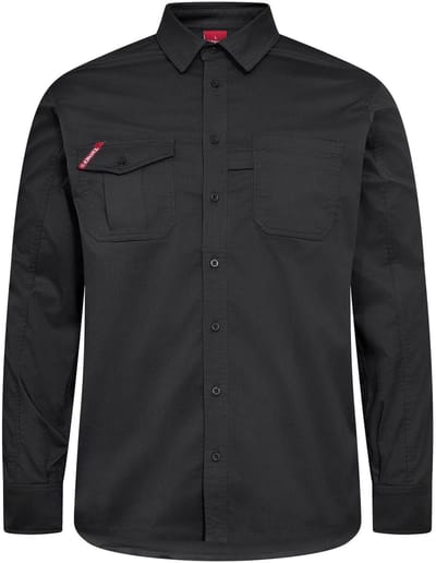 Engel Extend overhemd met stretchstof 7185-812 - Anthracite Grey - L