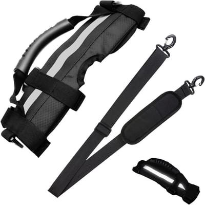 Draagriem Scooter - Fietsband Draagband - Moeiteloos Transport - Verstelbare Modus - 25 x 15 x 7 cm - Zwart