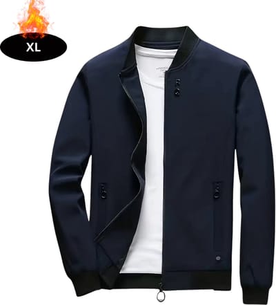 Livano Windjas Heren - Parka - Lente & Herfst - Jas - Volwassen - Windjack - Windbreaker - Outdoor - Marineblauw - XL