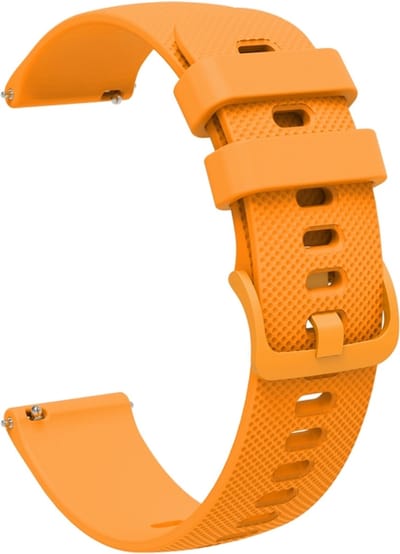 Siliconen bandje - Fossil Gen 5E 44 mm / Gen 6 44 mm / Fossil Female modellen - oranje