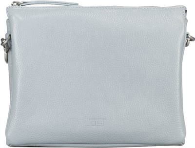 JOST Leren schoudertas Vika Shoulder Bag Misty Blue blauwgrijs