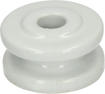 Zoneguard Isolator Hoek - 50mm - Porselein - Hoekisolator - Geschikt voor Schrikdraad - Isolatoren - Wit