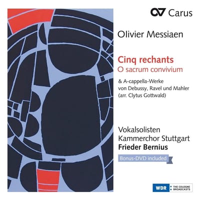 Vokalsolisten Kammerchor Stuttgart, Frieder Bernius - Messiaen: Cinq Rechants, O Sacrum Convivium (& A-cappella-Werke Von Debussy, Ravel Und Mahler (Arr. Clytus Gottwald)) (CD)