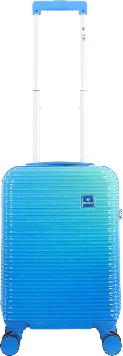 Saxoline - Twist | Harde Koffer / Trolley / Reiskoffer - Small - Blauw - Blauw / Small